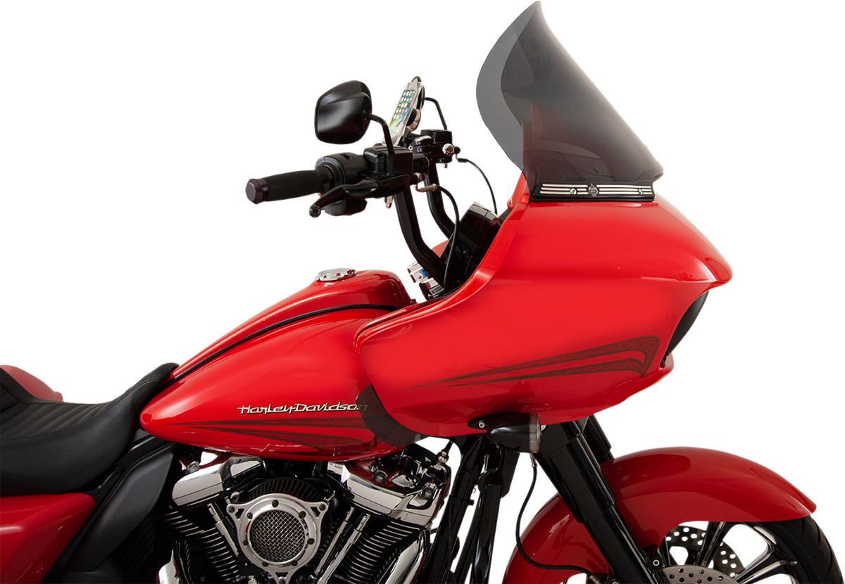 Klock Werks Pro-Touring Flare® Windshield - 15" - Dark Smoke - '15-'25 FLTR