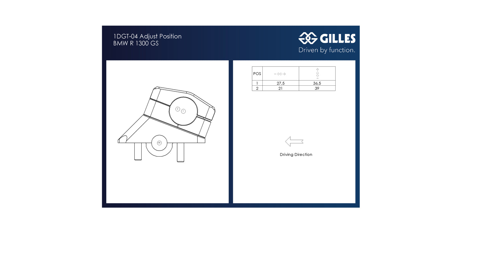 Gilles Tooling Handlebar Riser Black