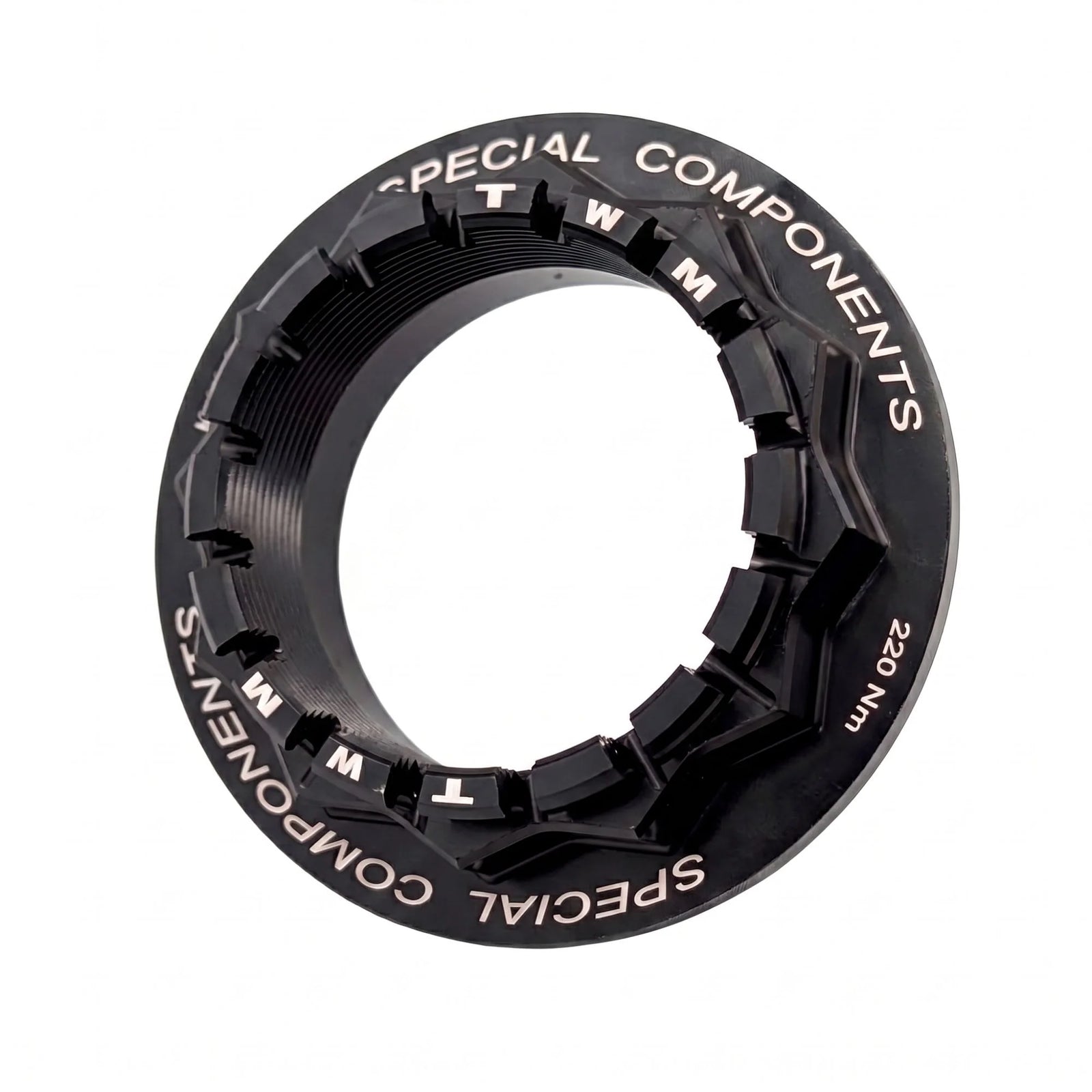 TWM CNC Aluminum Rear Wheel Axle Nut in Black for Ducati - DRPD.02.N