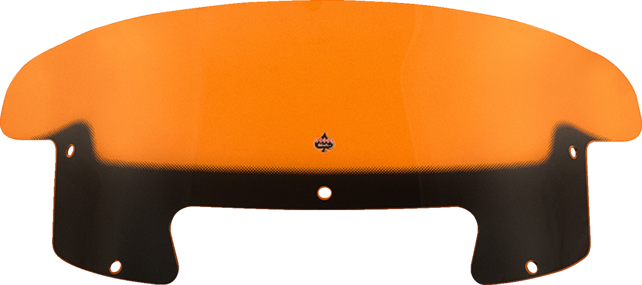 Klock Werks Kolor Flare™ Windshield - 8" - Orange - Indian