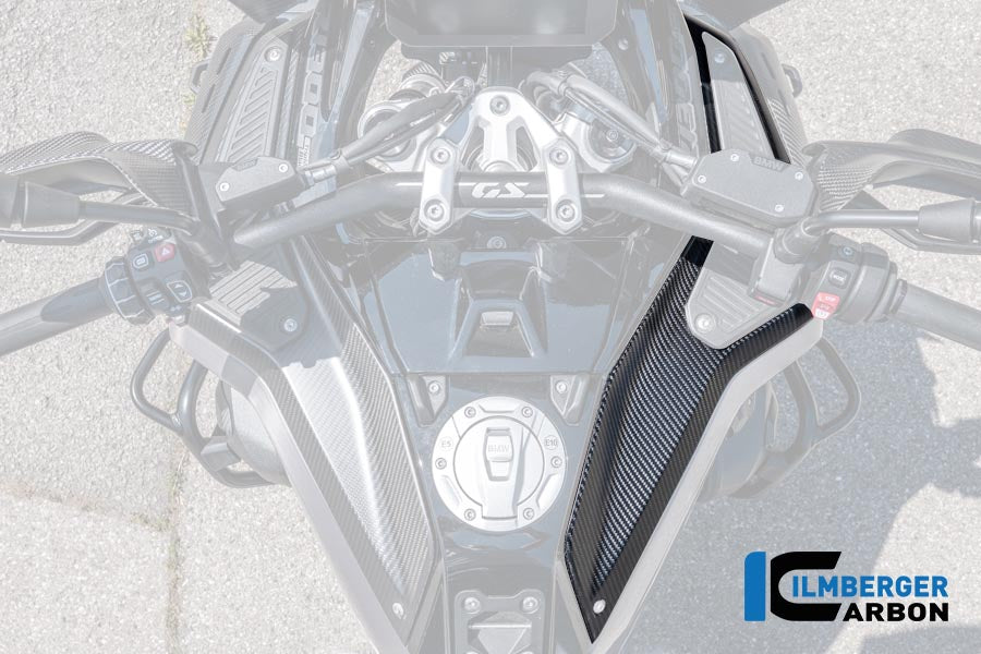 Ilmberger Carbon Upper Tank Cover Right BMW R 1300 GS AdvenTURe - Matte / Twill