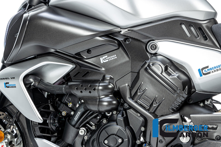 Ilmberger Carbon Cam Cover Left Ducati Diavel V4 From 2023 - Matte