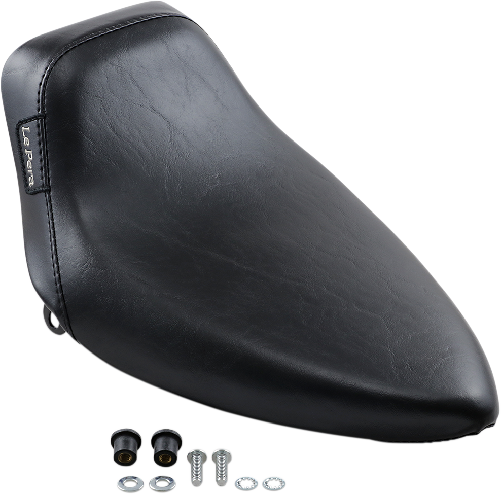 Le Pera Bare Bones Solo Seat - Smooth - Black - FX/FL '64-'84