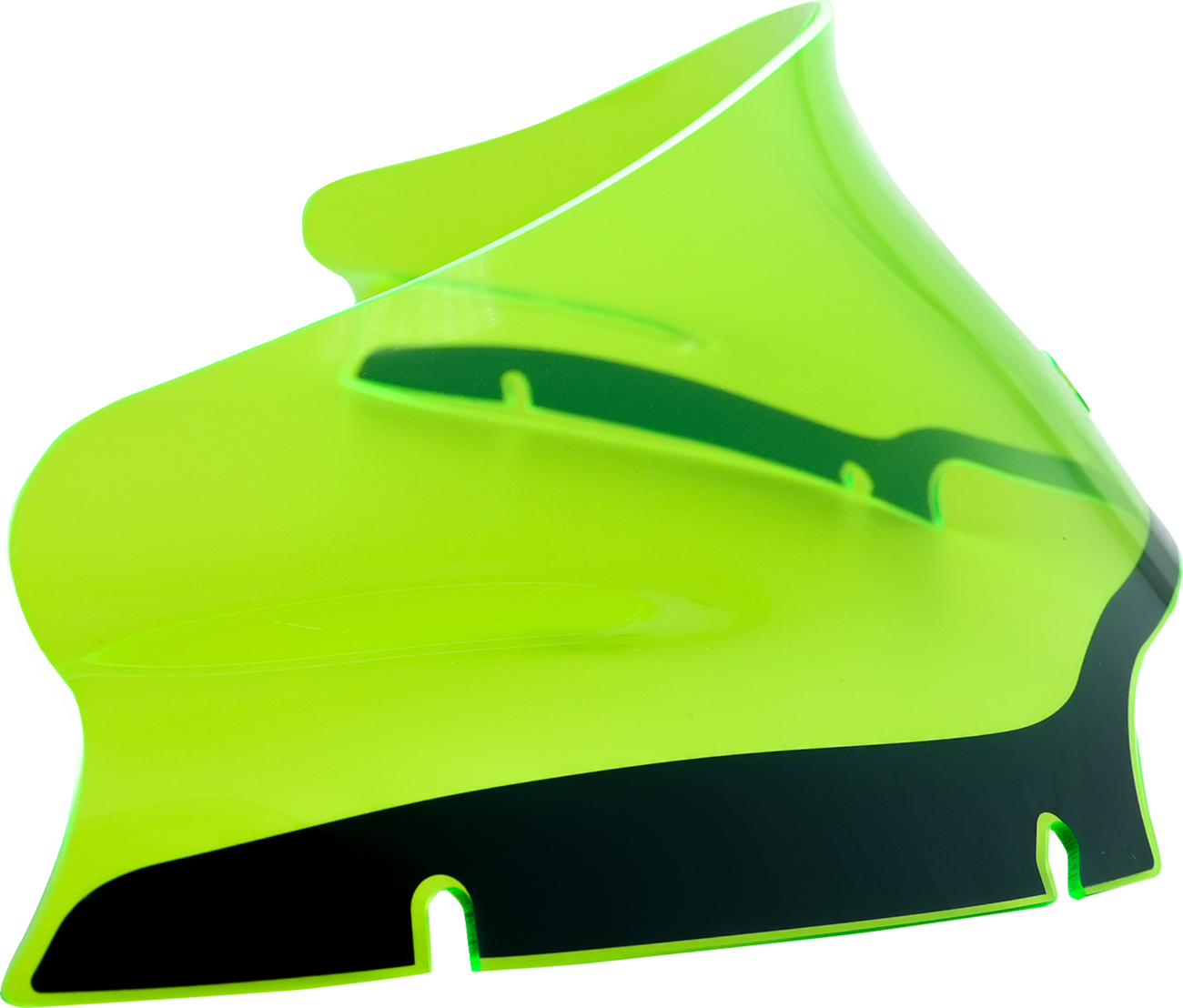 Klock Werks Ice Flare® Windshield - 6" - Green Ice - '15-'25 FLTR
