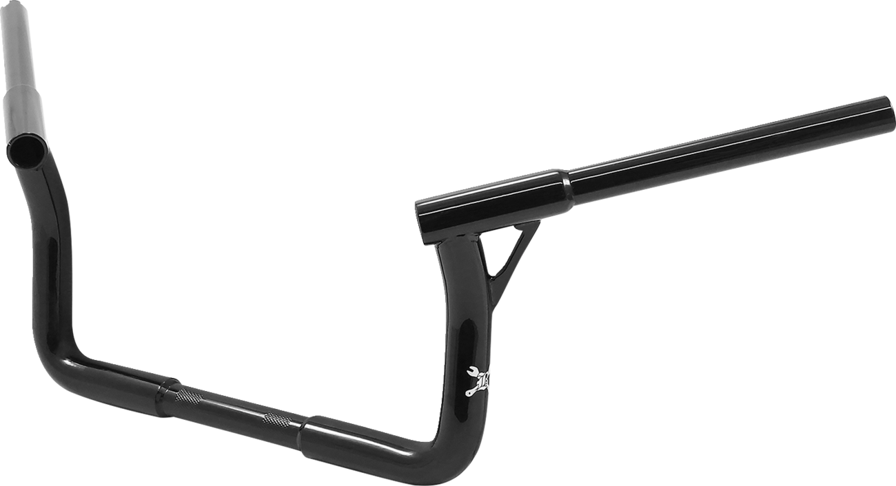 Burly Brand Louie Handlebar - Louie B - 8" - Black