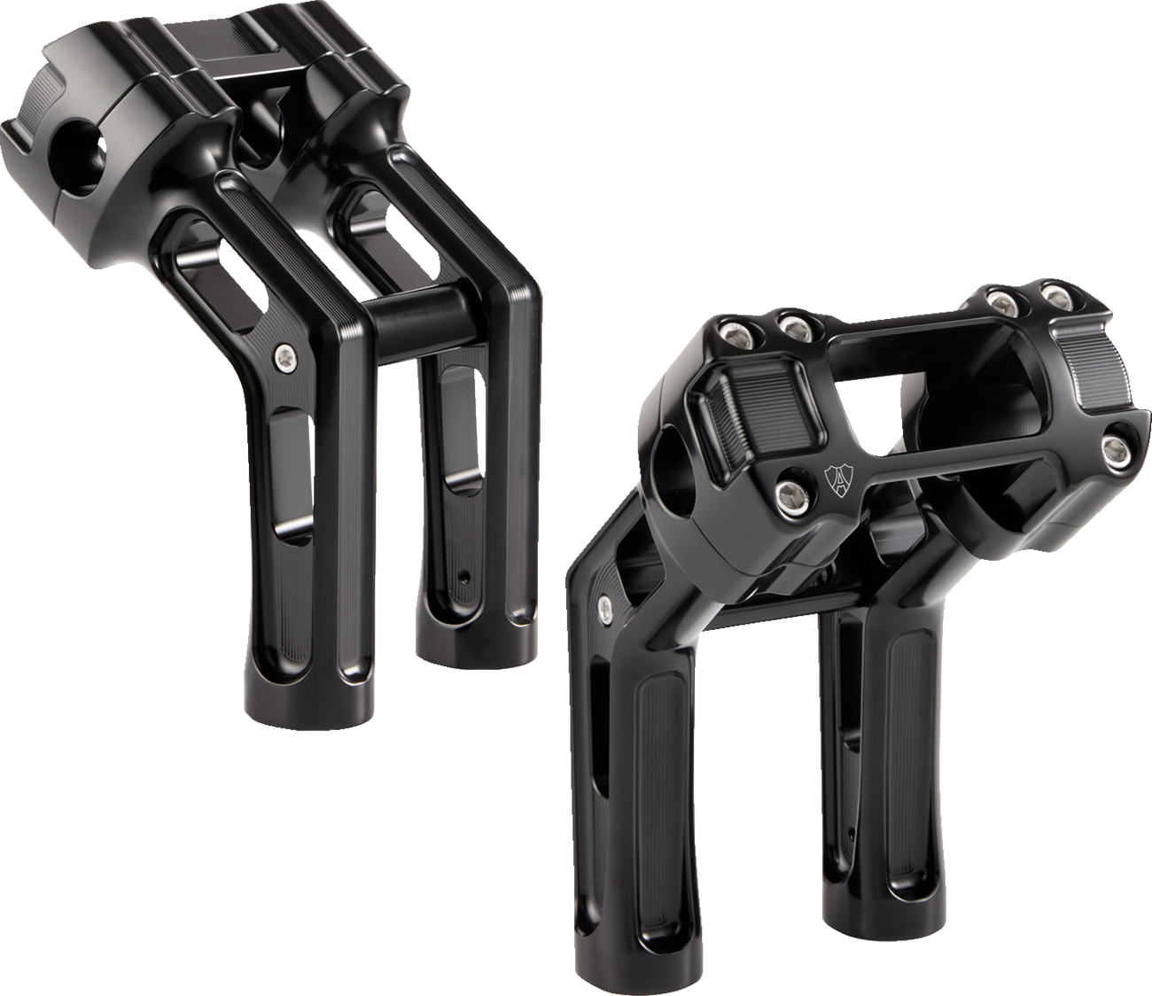 Arlen NESS Wayback Risers - 7" - Softail - Black