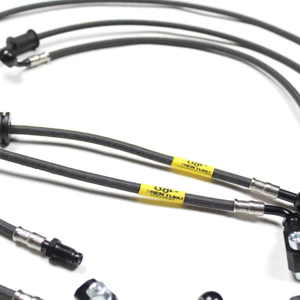 Fren Tubo Carbon Fiber Braided Brake Line Kit For GSXR 1000 / GSXR 1000R