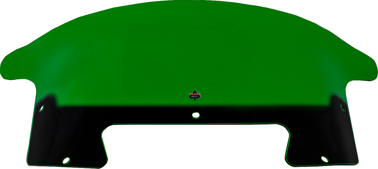 Klock Werks Windshield - 9" - Green - Chieftain PowerPlus/Roadmaster PowerPlus