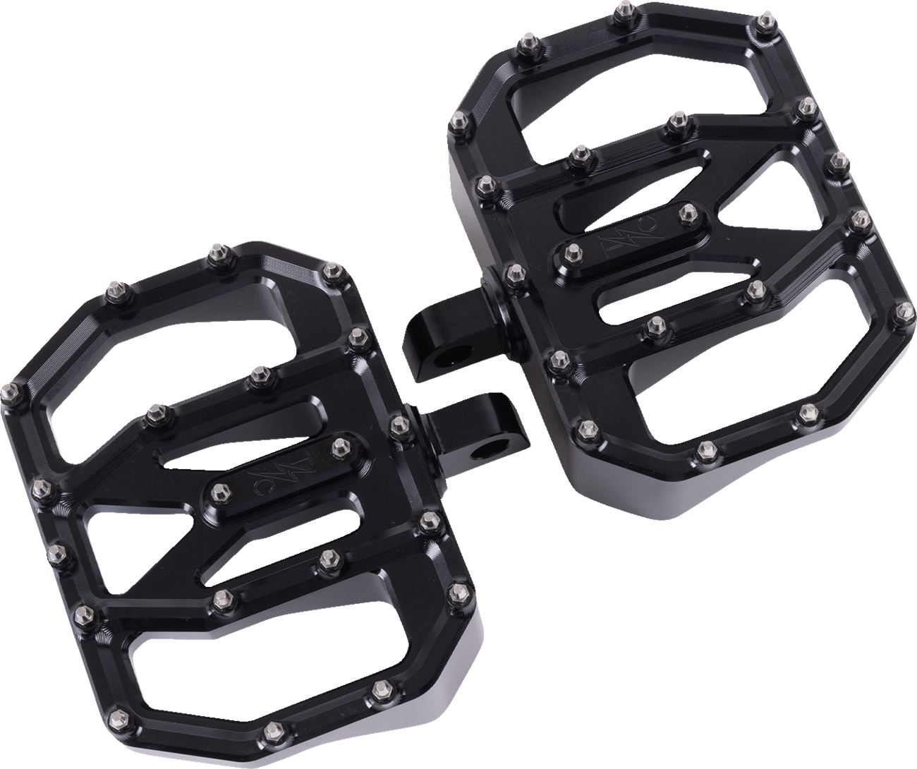 Thrashin Supply CO. Mini Aggressor Floorboards - Black - Rear