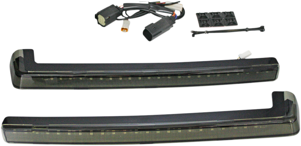 Custom Dynamics LED Run/Brake/Turn Tour-Pak® Arms - Smoke Lens - '14-'25