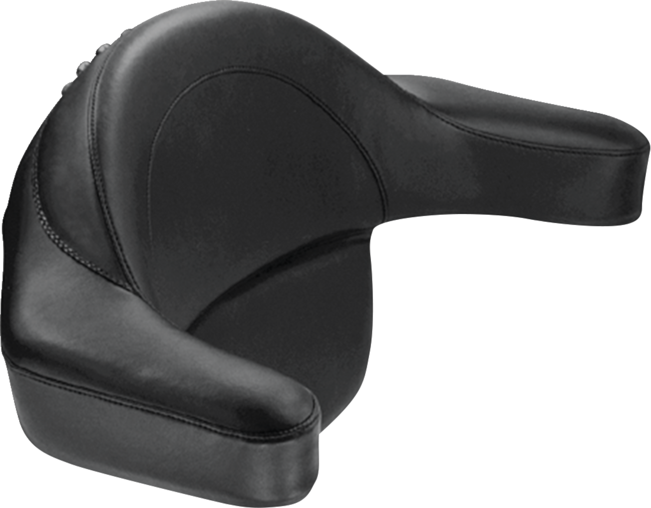 Mustang Passenger Pad - With Armrest - Smooth - FLT/FLHT '80-'13