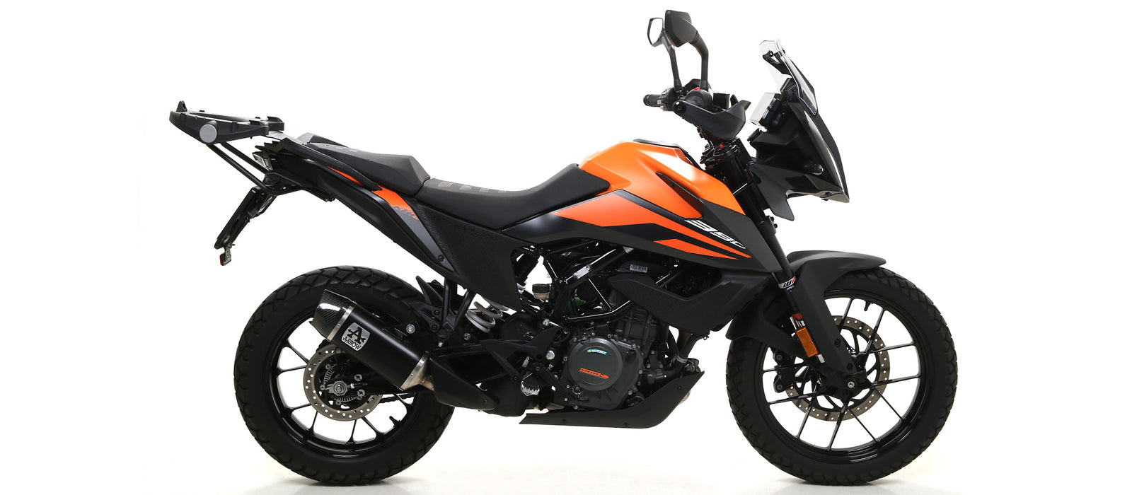 Indy-Race Aluminium Dark" Slip On With Carbon Fiber End Cap"