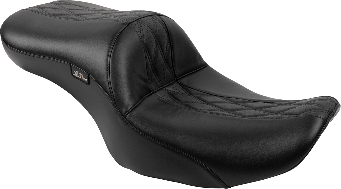 Le Pera Maverick Seat - Without Backrest - Hot Rod HR2 - Black - FLH/FLT '23-'25