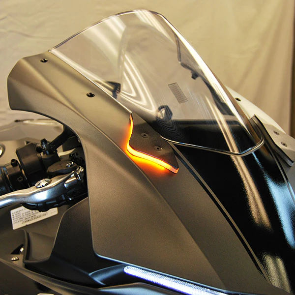 NRC Yamaha R1 Mirror Block Off Turn Signals (2015-2019)