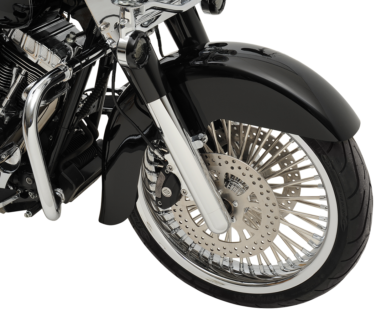 Arlen NESS Fork Legs - Chrome - Smooth - Dual Disc