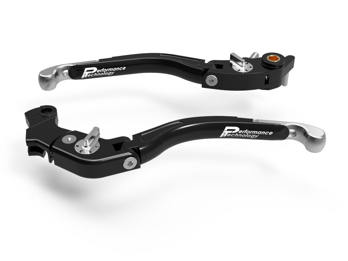 Ducabike DBK LEA05 Brake / Clutch Adjustable Levers Eco GP 2 - BLACK-SILVER