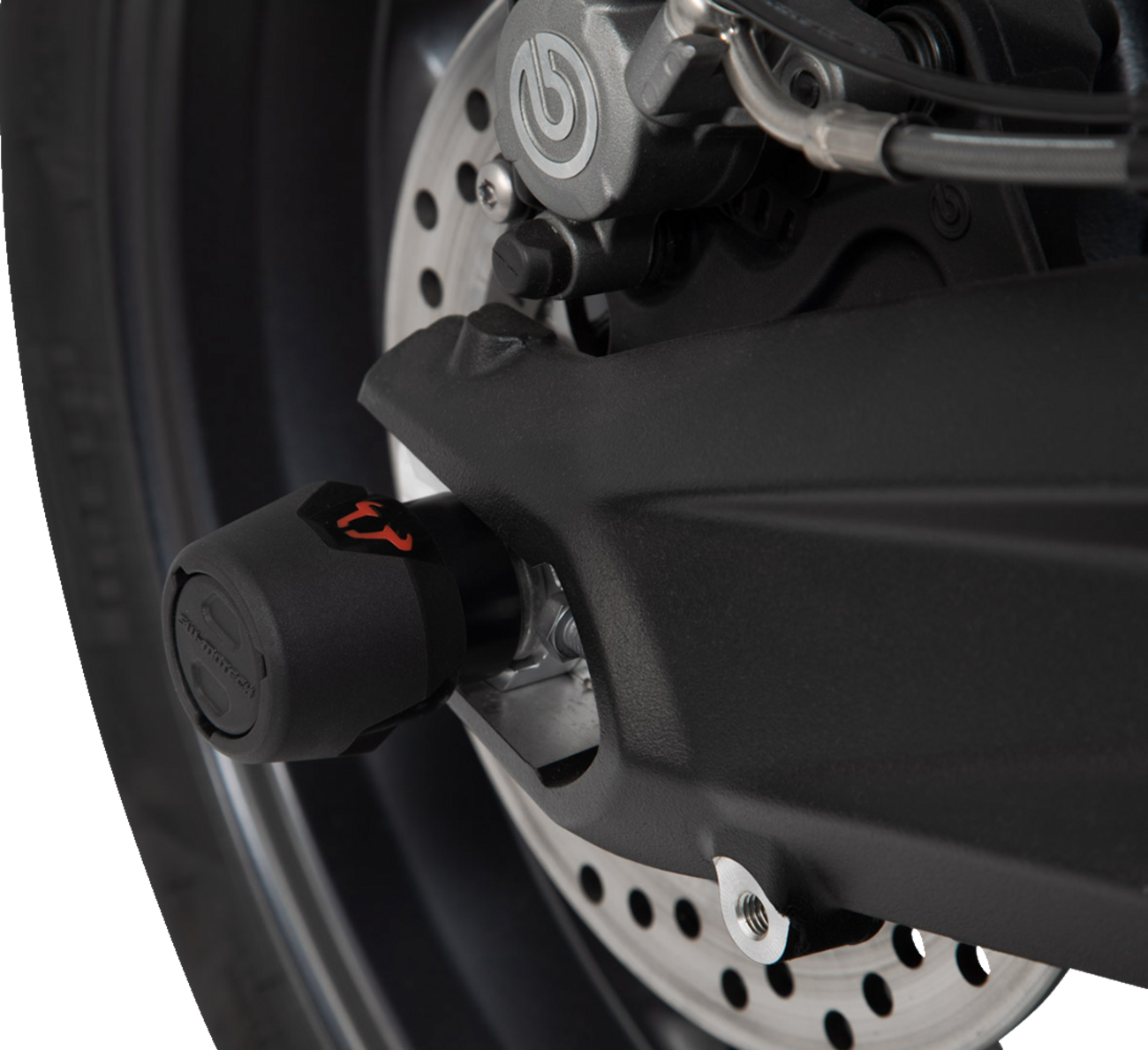 SW-Motech Axle Sliders - Rear - Set - BMW/Honda