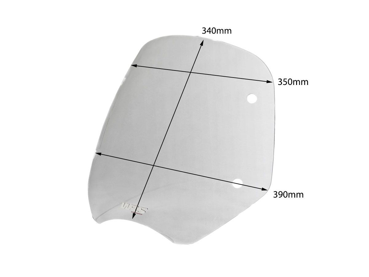 WRS Touring Windscreen Original Profile BMW R1200R 2007-2013