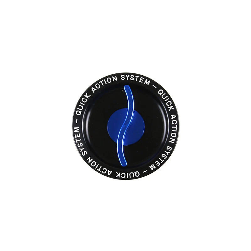 TWM Replacement Fuel Filler Center Cap For Quick Action Gas Cap - Blue