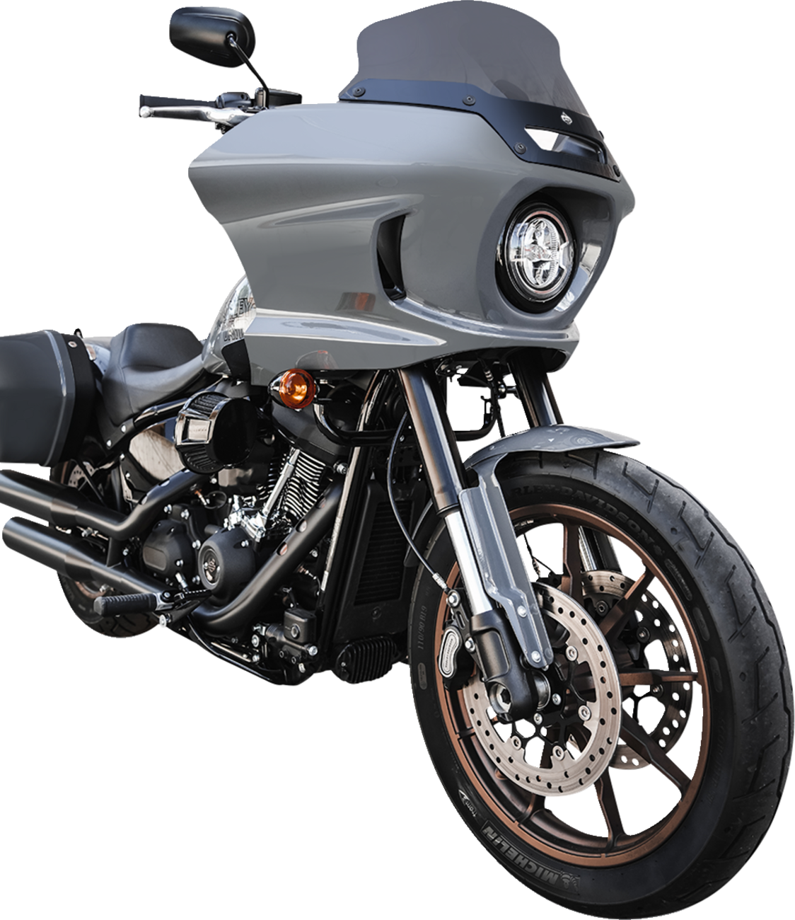 Klock Werks Flare® Windshield - 6" - Dark Smoke - FXLRST