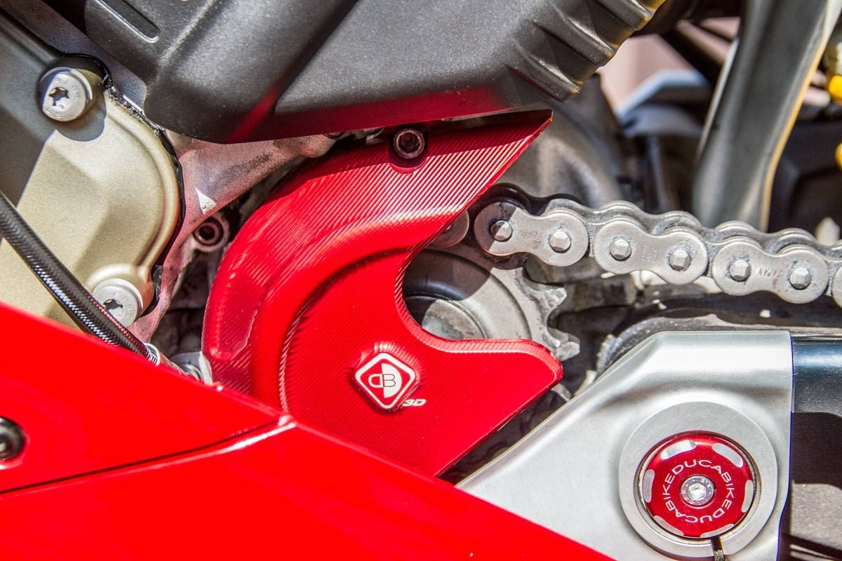 Ducabike DBK CP11 Panigale V4 Sprocket Cover - RED