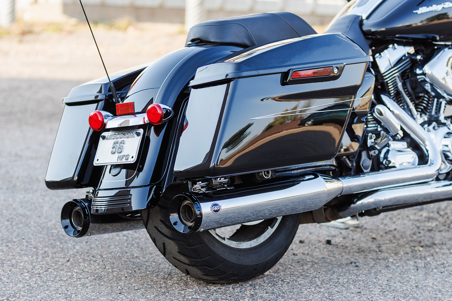 S&S Cycle 4-1/2" GNX Slip-On Mufflers