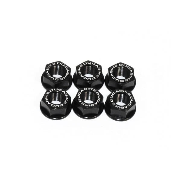 Ducabike DBK Lightweight Aluminum Sprocket Nut Set For Streetfighter V4