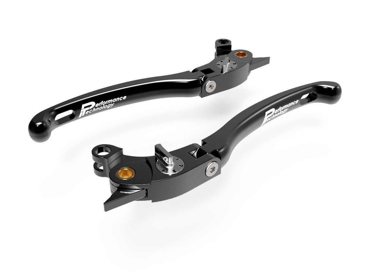 Ducabike DBK LE02 Brake / Clutch Adjustable Levers Eco GP 1 - BLACK-SILVER
