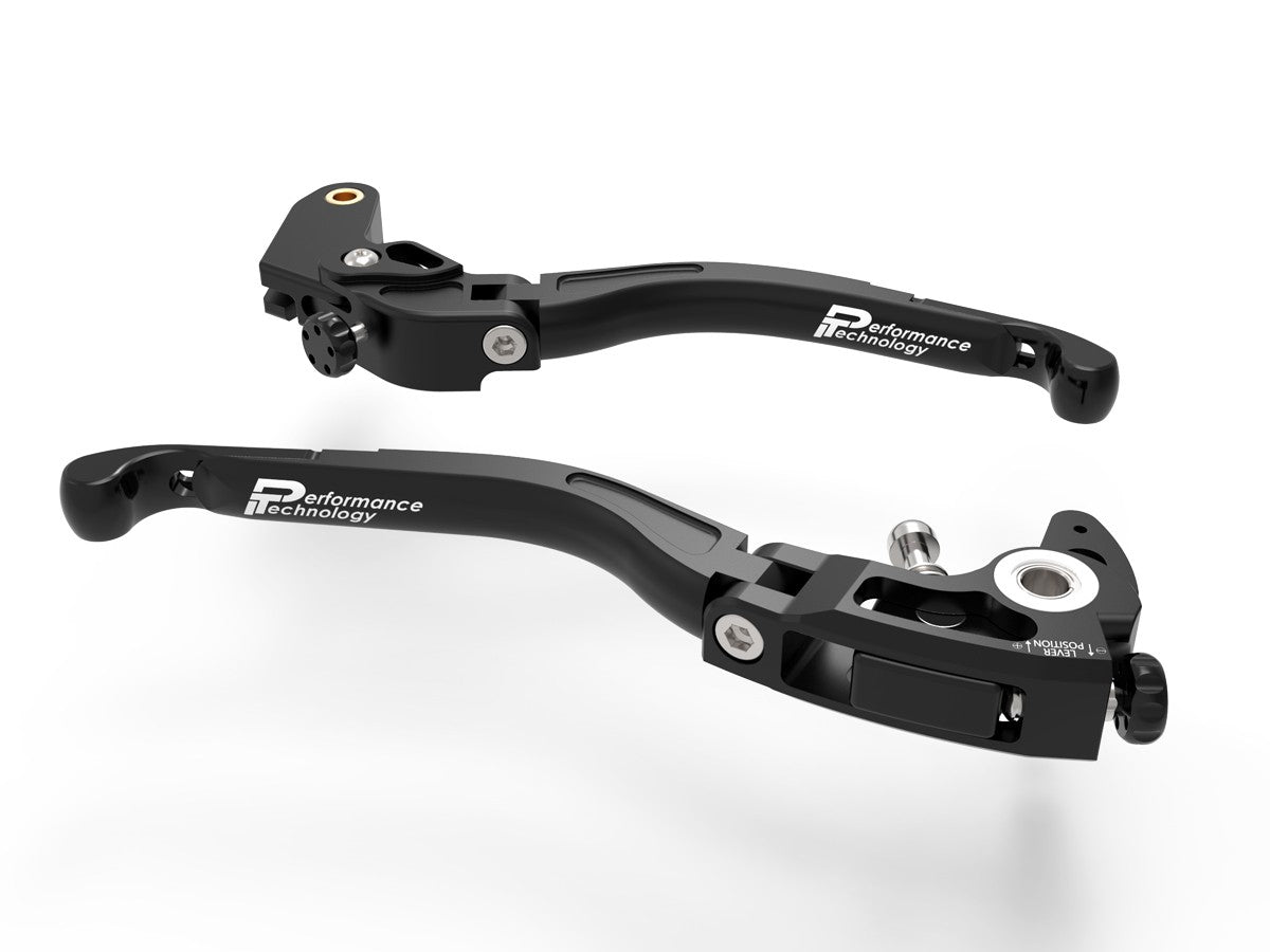 Ducabike DBK L24 Evo Suzuki Brake + Clutch Adjustable Levers - BLACK-BLACK