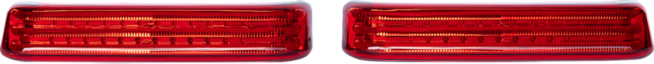 Custom Dynamics Saddlebag Lights - Black/Red