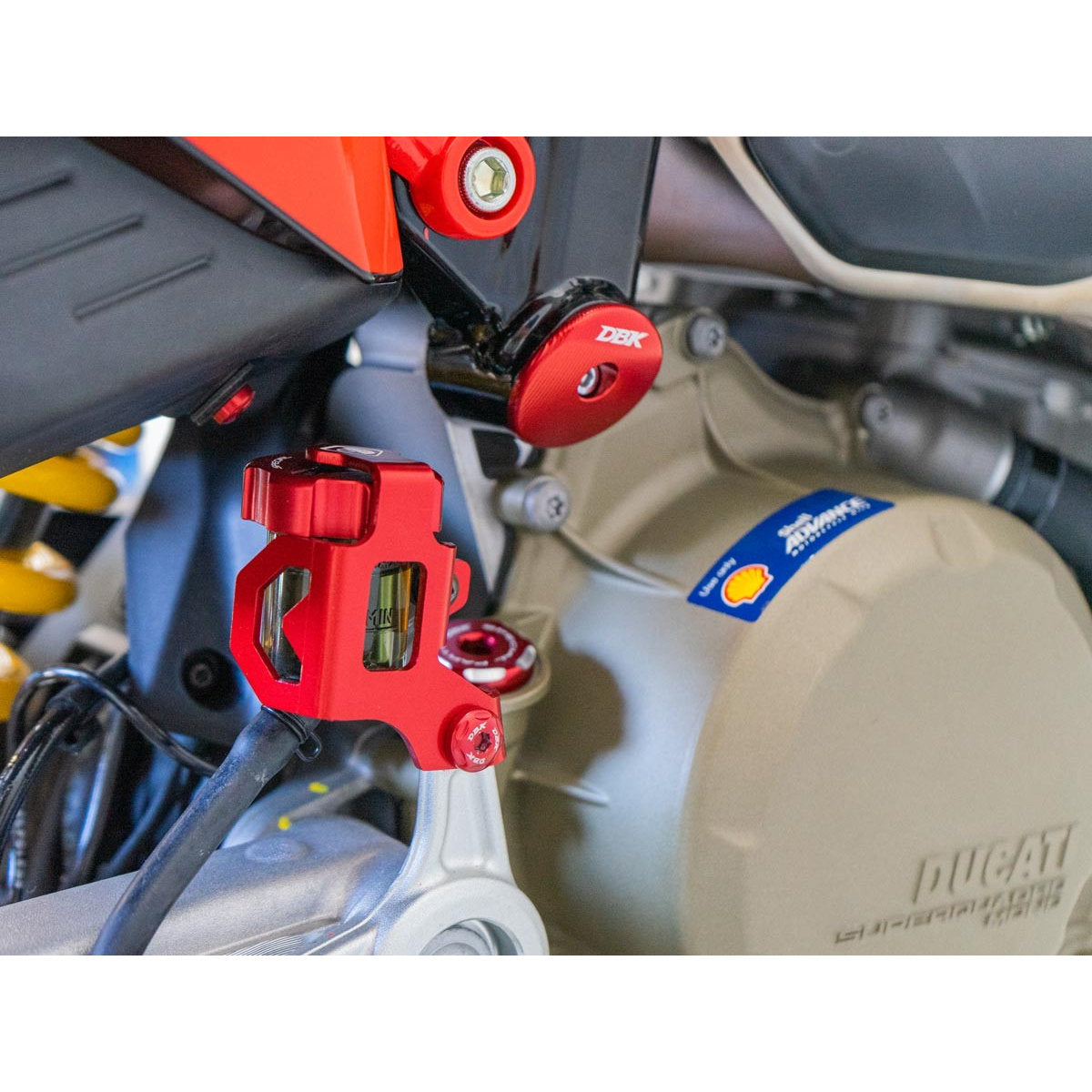 Ducabike DBK Rear Brake Reservoir Protection Cage Hypermotard 698 Mono