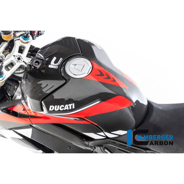 Ilmberger Carbon Fiber Tank Cover Fairing For Ducati Panigale V4 V4S V4R