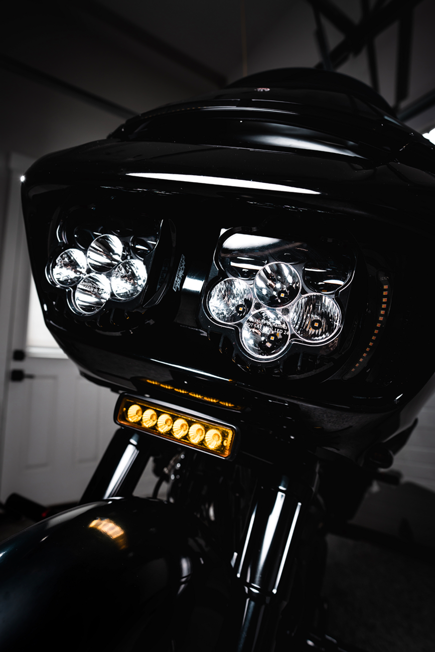 Custom Dynamics Shark Demon® 2 Headlight - Road Glide