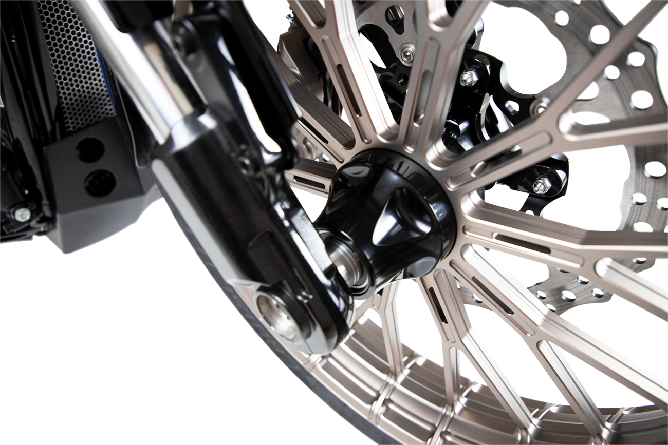 Arlen NESS Hub - Cartridge - Front/Single Disc - Black - '08-'25 Touring/Trike