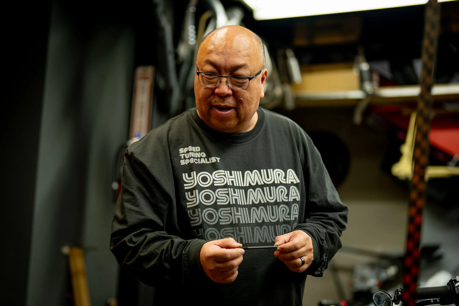 Yoshimura Shades Long Sleeve Tee Coal