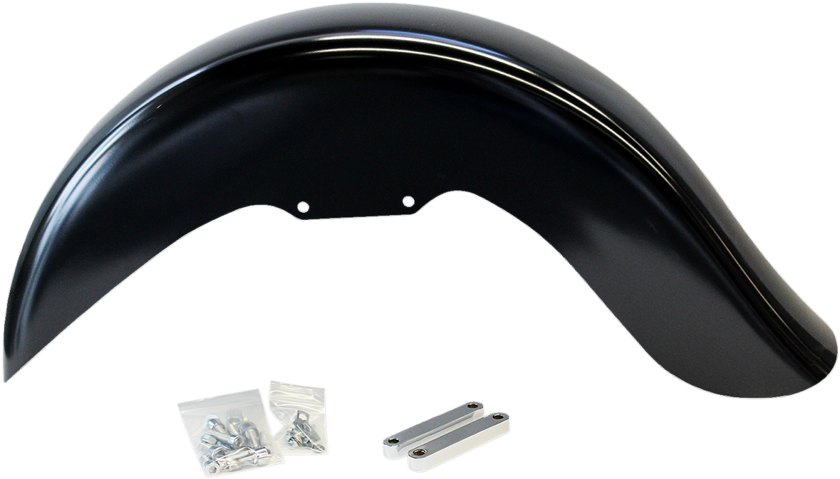 Klock Werks Klassic Front Fender - Black - 16"-19" - Indian Roadmaster/Chief