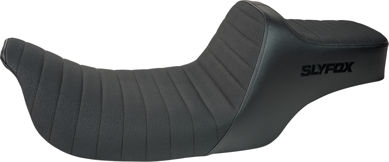 Slyfox High Noon Seat - Vinyl - Classic Stitch - Black Logo - FL '97-'07