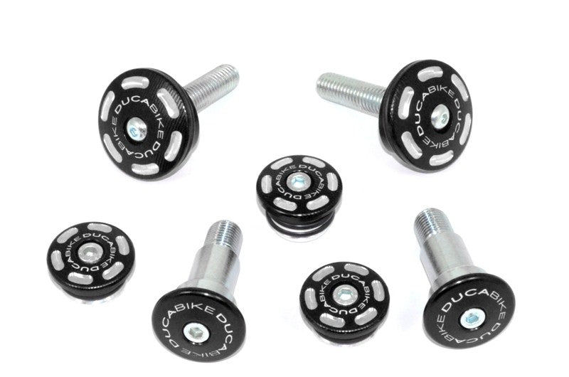 Ducabike DBK TTMTSE15 Kit Frame Caps MTS Enduro - BLACK
