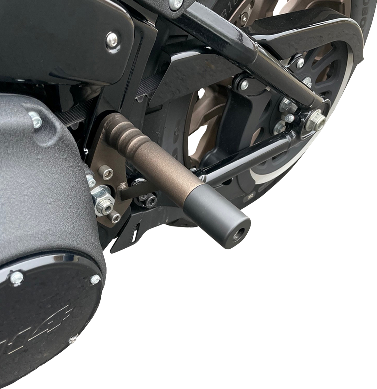 Kodlin USA Frame Guards - Rear - Bronze - Softail