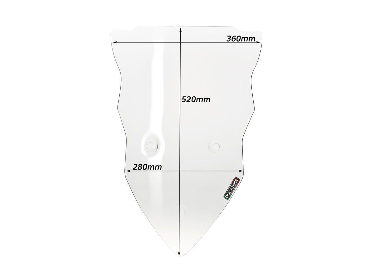 Ducabike DBK CUP01 MTS 1200 10/12 Touring Windscreen - TRANSPARENT