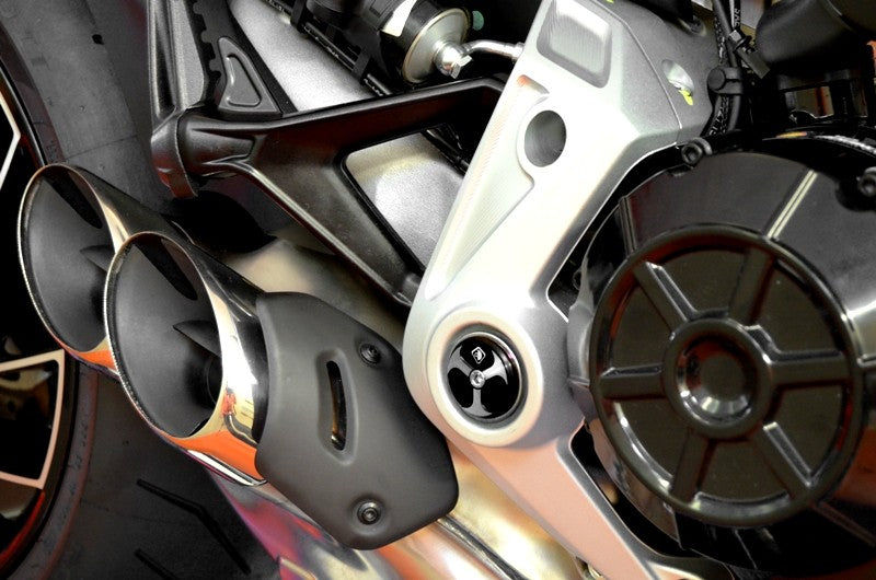 Ducabike DBK TTF02 Xdiavel Kit Central Frame Caps - BLACK