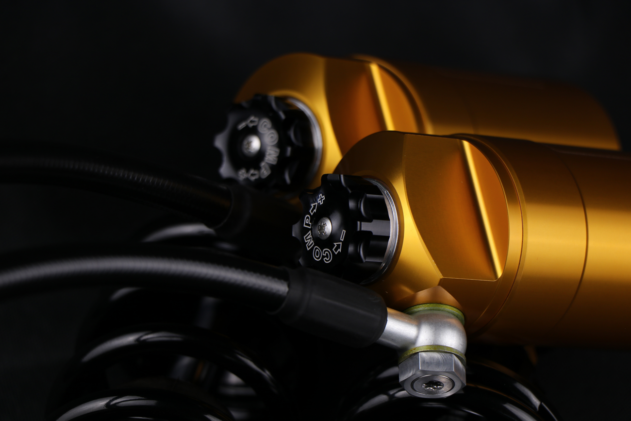 Ohlins Shock Absorber - 13" - Fully Adjustable - STX36 Blackline (HD779)