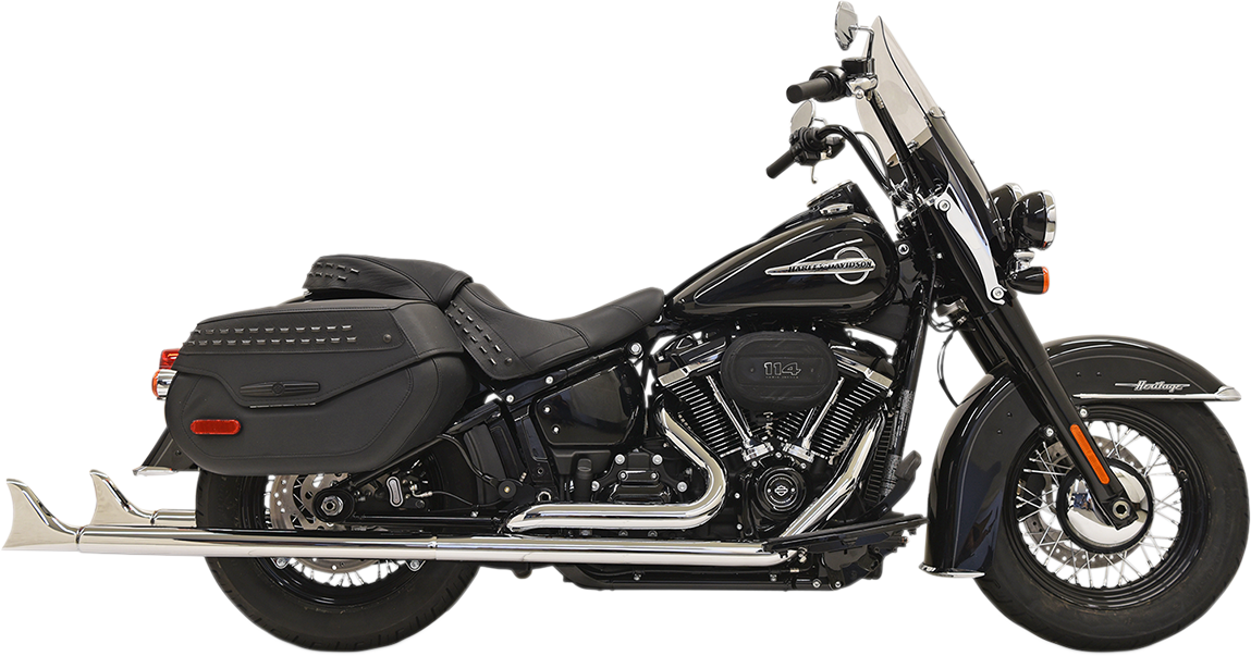 Bassani Xhaust Fishtail True Dual Exhaust System