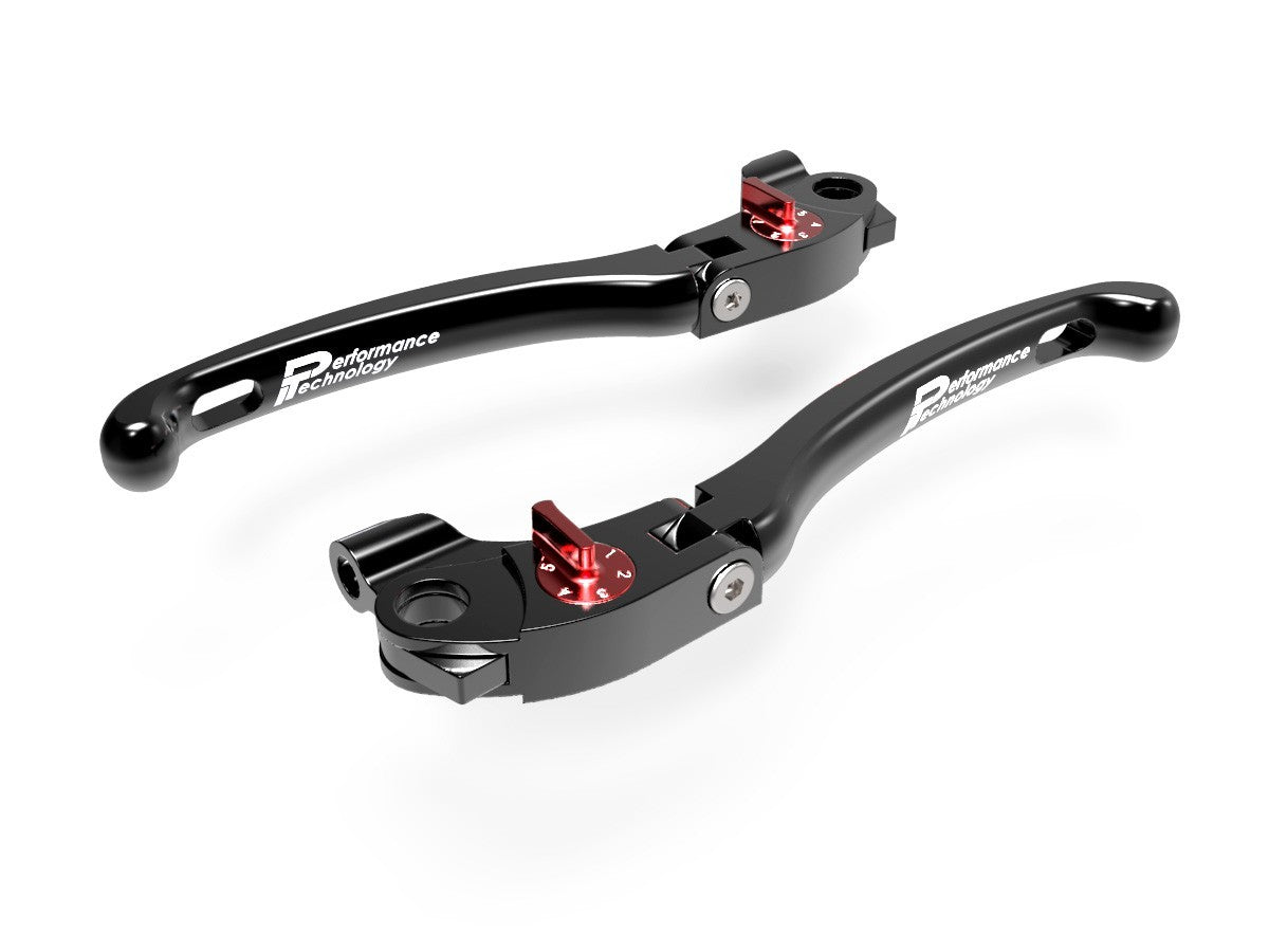 Ducabike DBK LE03 Brake / Clutch Adjustable Levers Eco GP 1 - RED