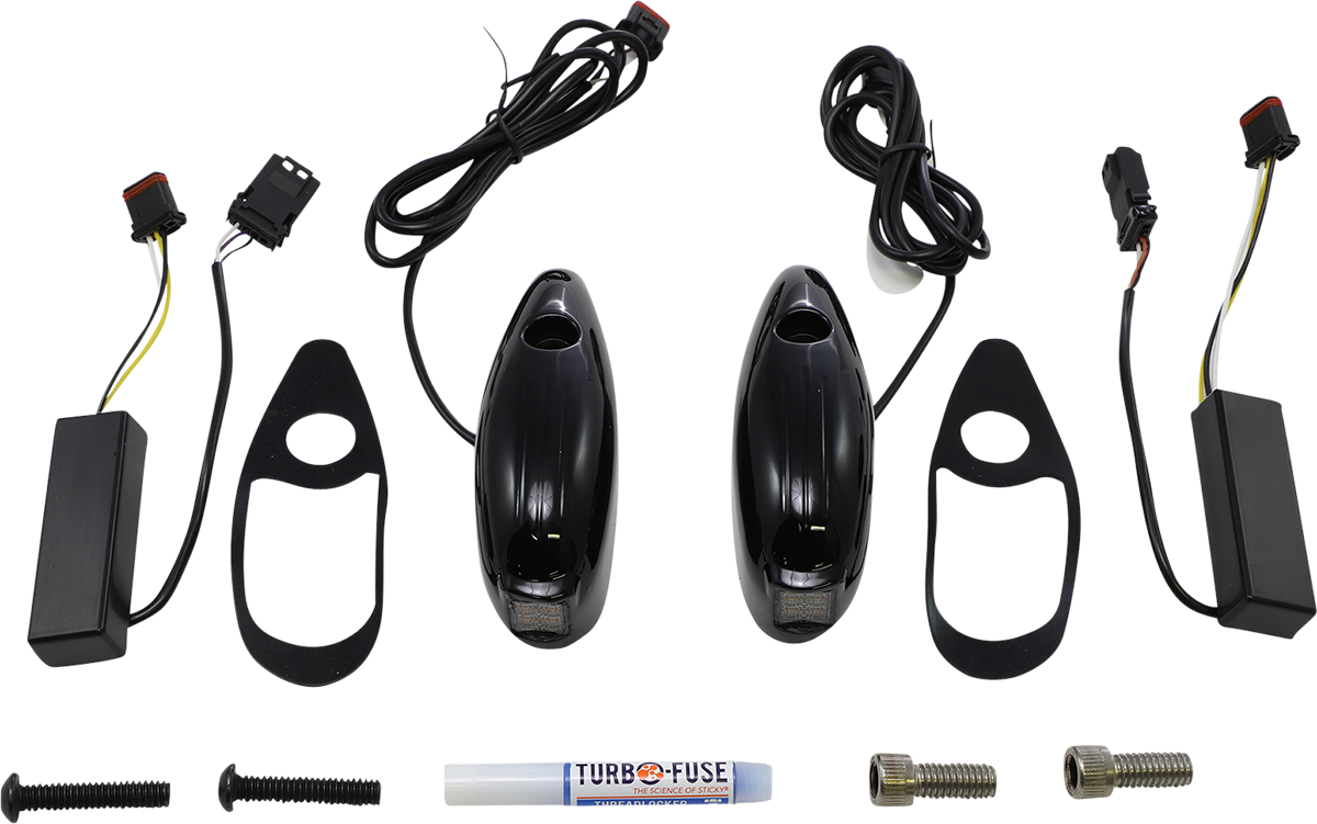 Custom Dynamics Turn Signal - FLTR - Gloss Black