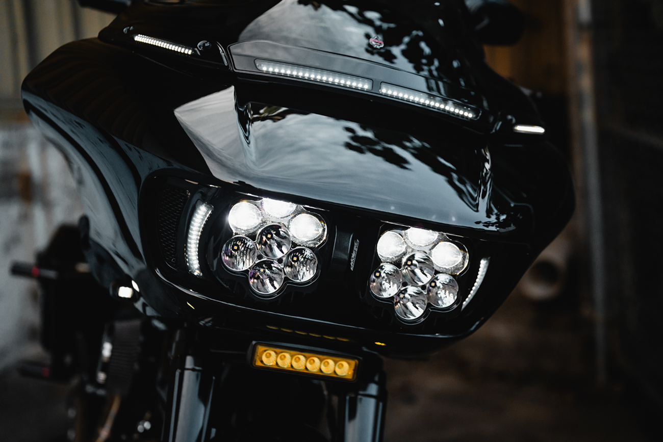 Custom Dynamics Shark Demon® 2 Headlight - Road Glide