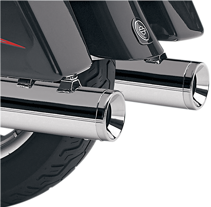 Cobra True Dual Headpipes - Chrome - '95-'06 FL