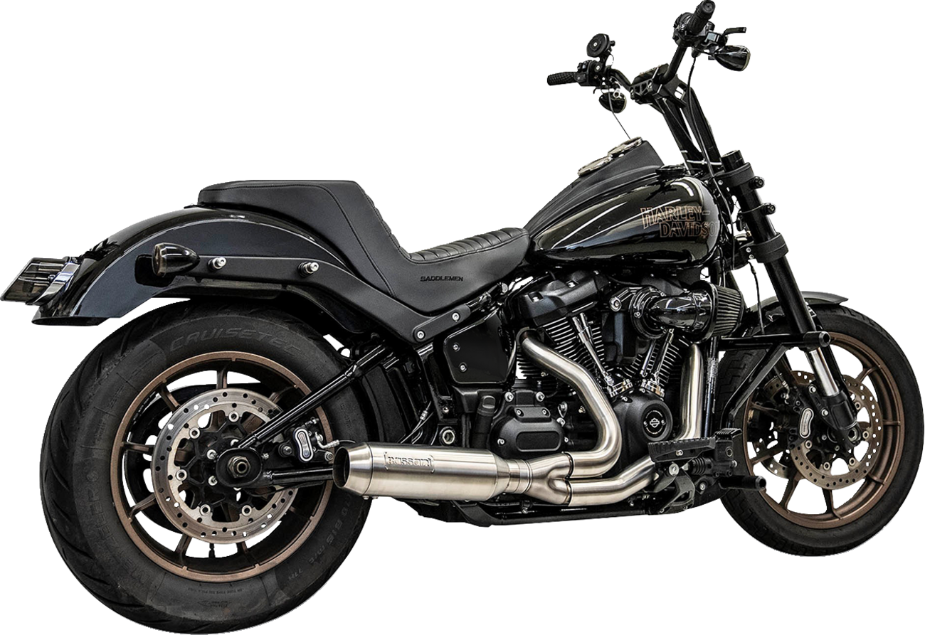 Bassani Xhaust 2-Into-1 Exhaust System With Superbike Muffler - Stainless Steel - Catalytic Converter - 49 State