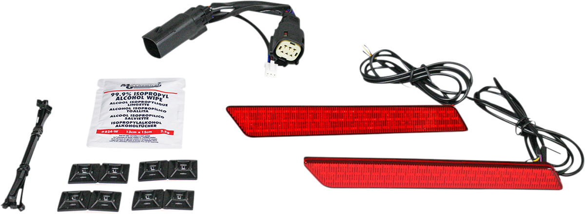 Custom Dynamics Saddlebag Light - Red Lens