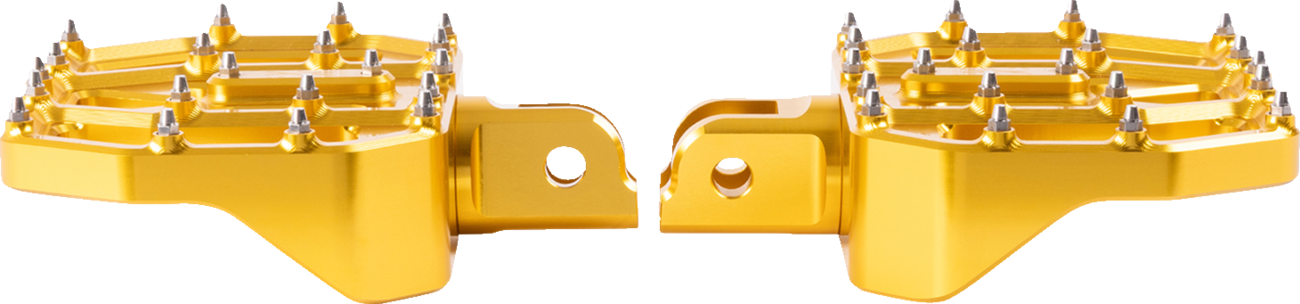 Thrashin Supply CO. Mini Aggressor Floorboards - Gold - Front